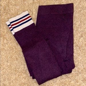 Garage maroon leggings